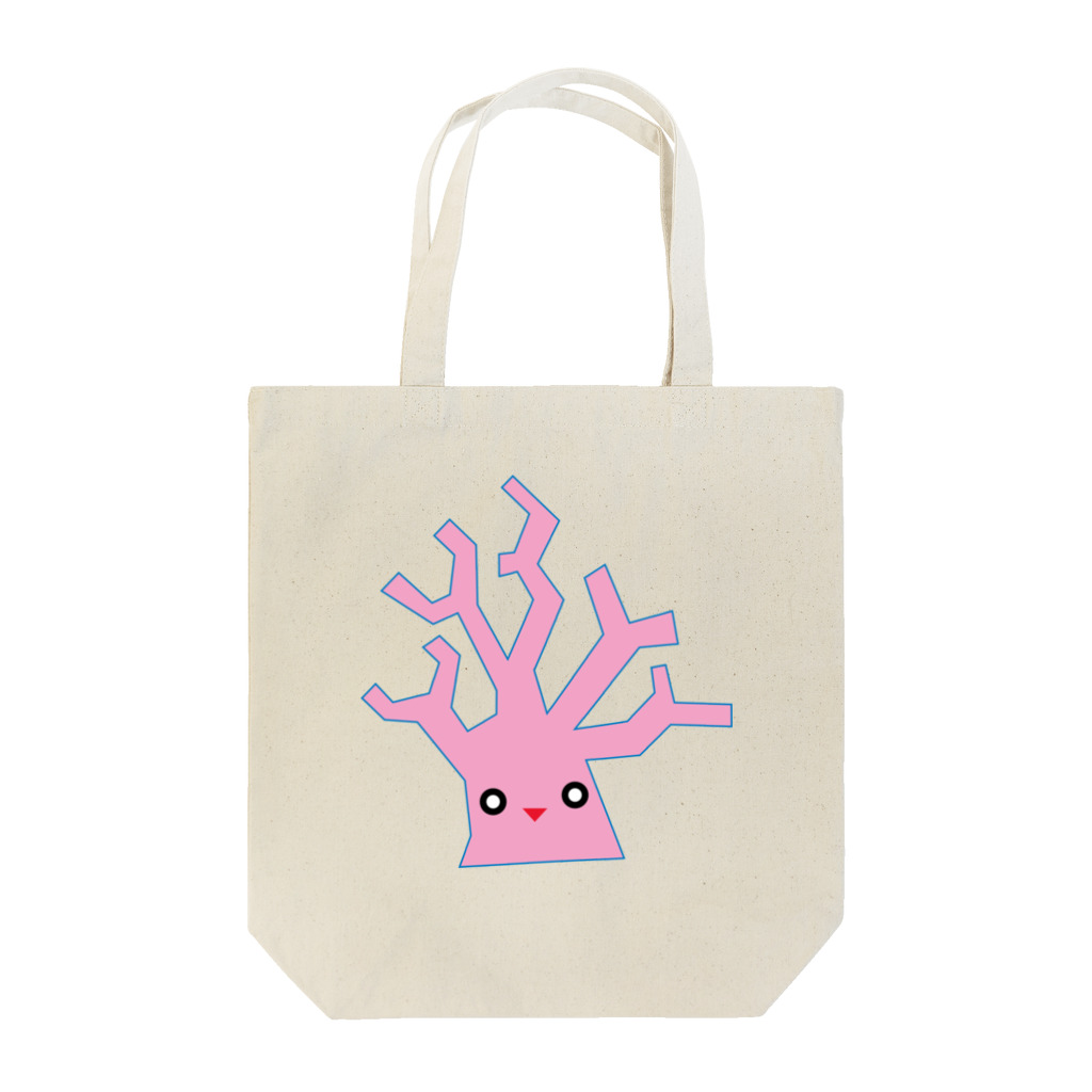 ゴロニャーのダサT屋さんのサンゴの日 対応グッズ サンゴくん Tote Bag