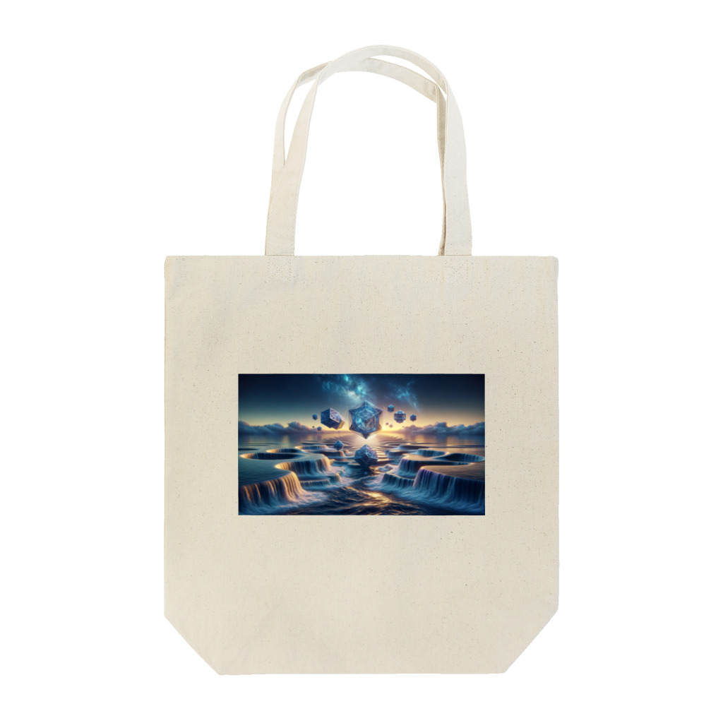 4D Planetの水源×4D Tote Bag