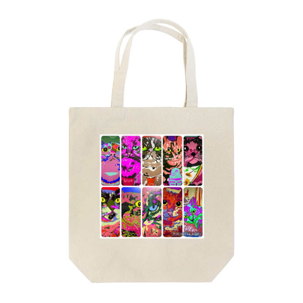 ️️ひろゆき🐾のアート猫➕ Tote Bag