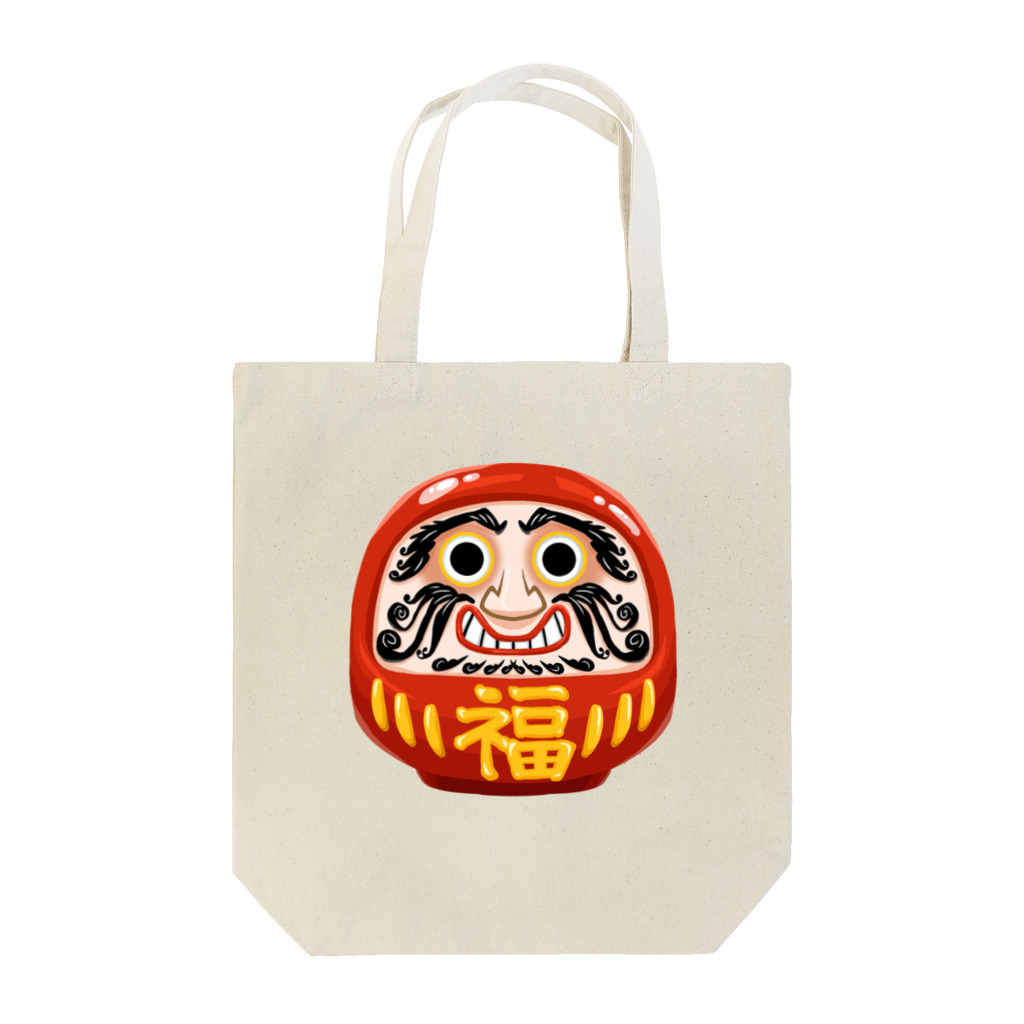 堀越ヨッシーのお店（SUZURI支店）のダルマさん Tote Bag