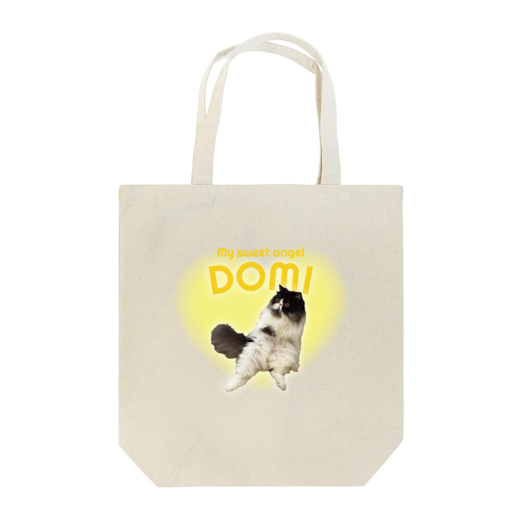 たぬきねこドミの私の可愛い天使ver たぬきねこドミ Tote Bag