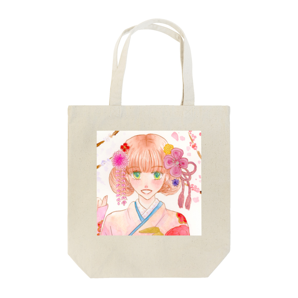 ユエのふりそで Tote Bag