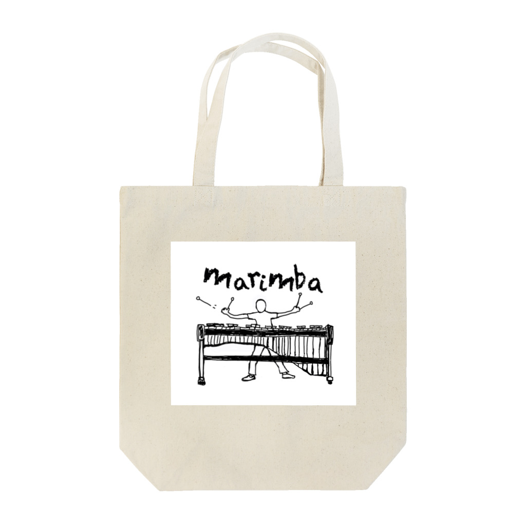 toshigtrのmarimba　黒番 Tote Bag