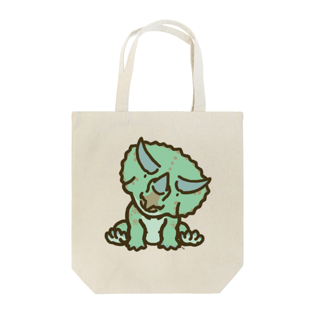 segasworksのトリケラちゃん（お座り）首傾げ Tote Bag