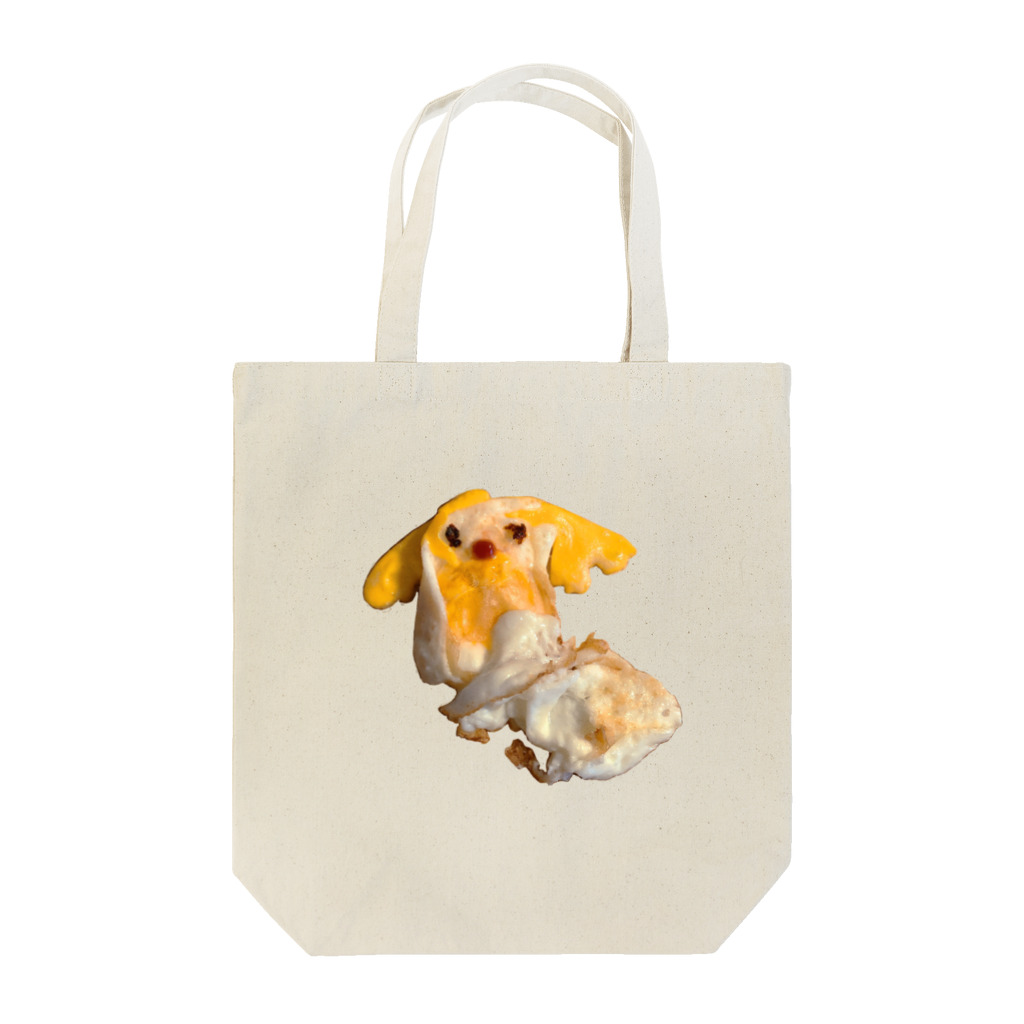 リラックスバッテリーの目玉焼き犬 Tote Bag