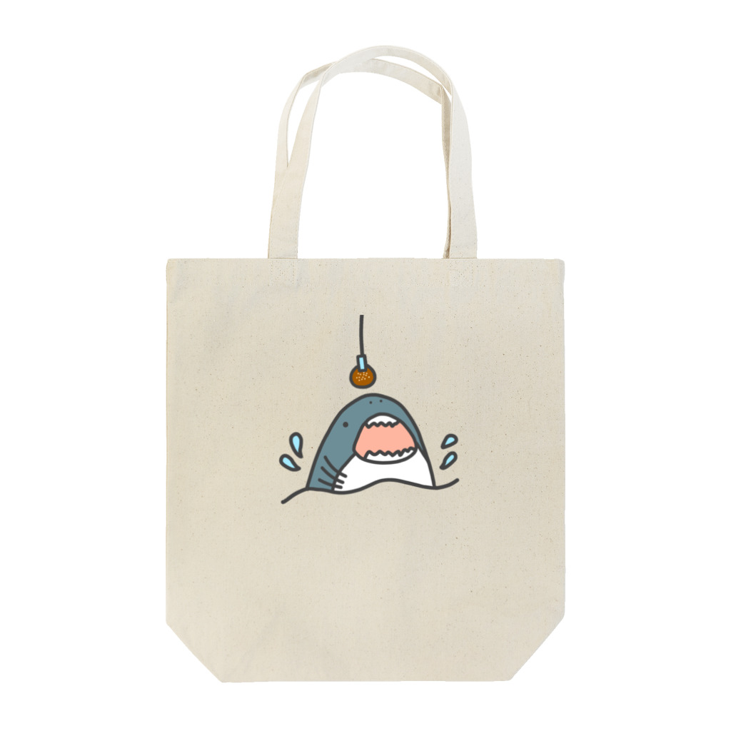 ＋Whimsyのパン食いザメ Tote Bag