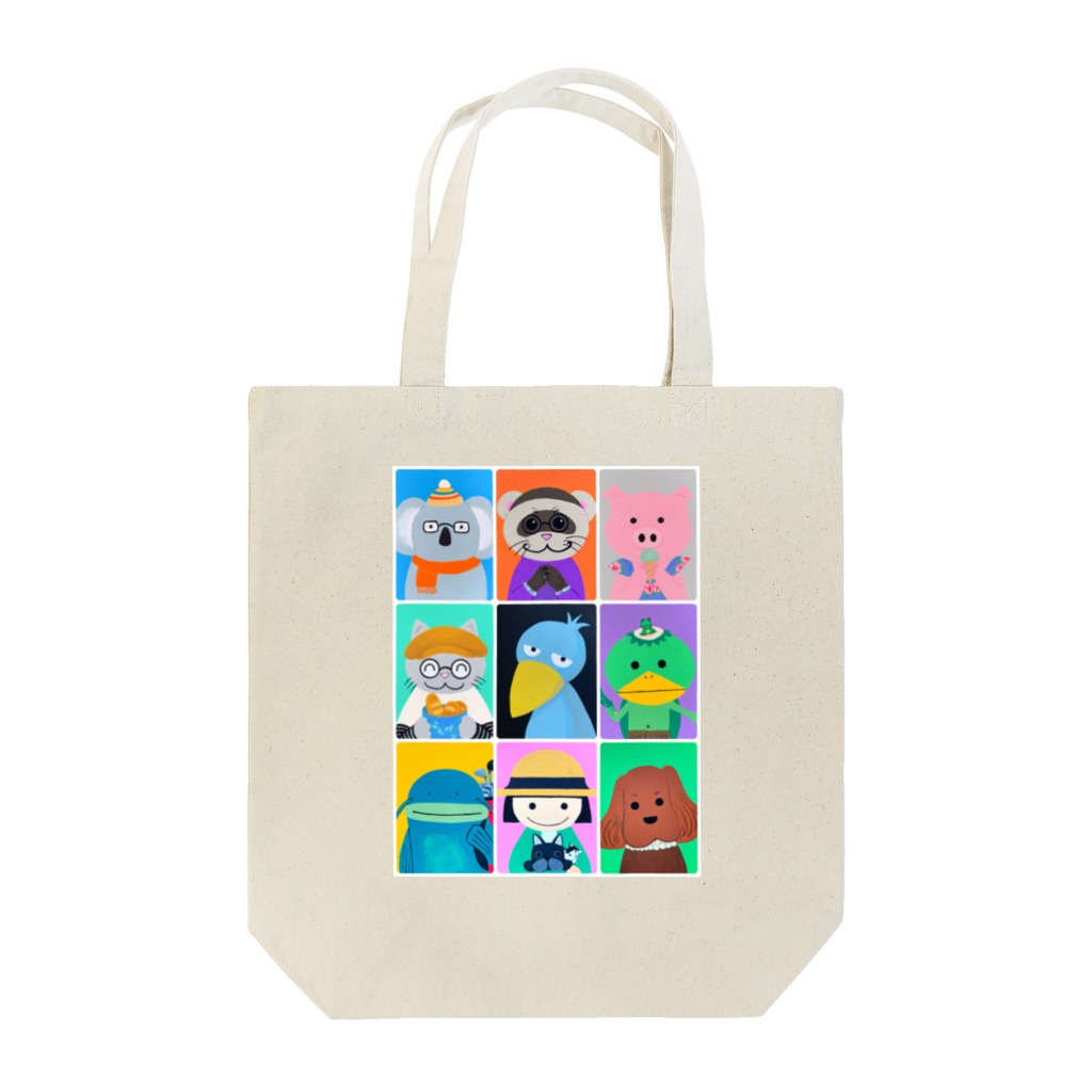 ue☆(ウイ）のシューちゃんのお友達 Tote Bag