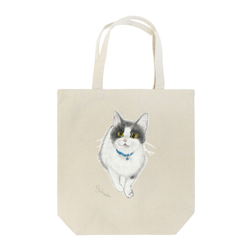 雪猫@LINEスタンプ発売中のサスケ君 Tote Bag