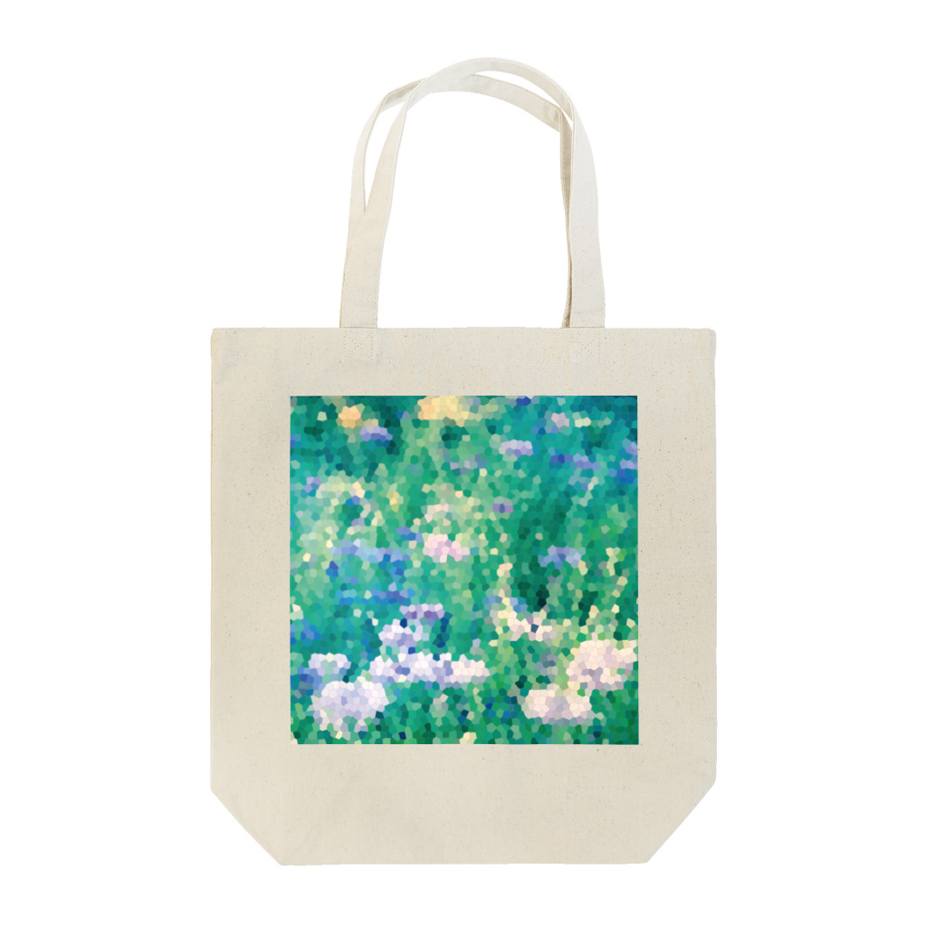 azu_ki_anのモザイク・フラワーkiku Tote Bag