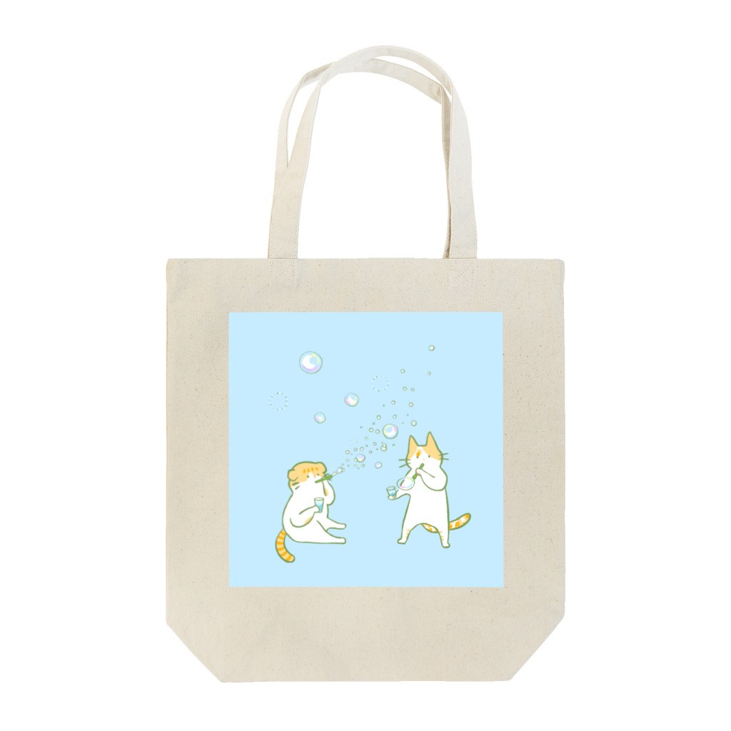 mufa-panayのみるくるみシャボン玉あお Tote Bag