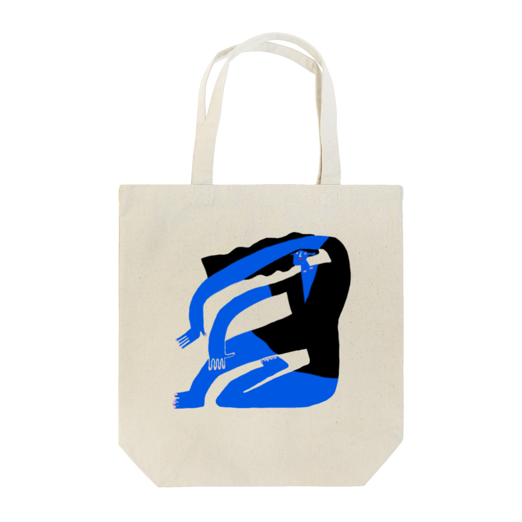 clareclaredoodleのblue mood moman Tote Bag