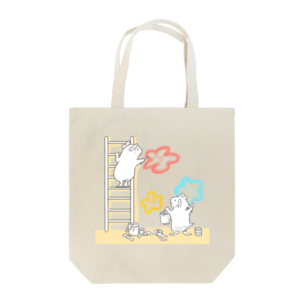 ぴえ太の❰お花❱　お絵かきモルモット① Tote Bag