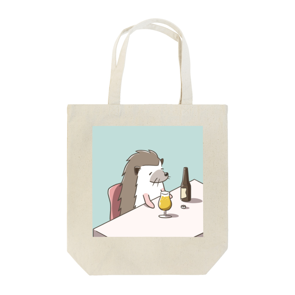 ハリネズミイラスト🦔のフライデー・ナイト Tote Bag