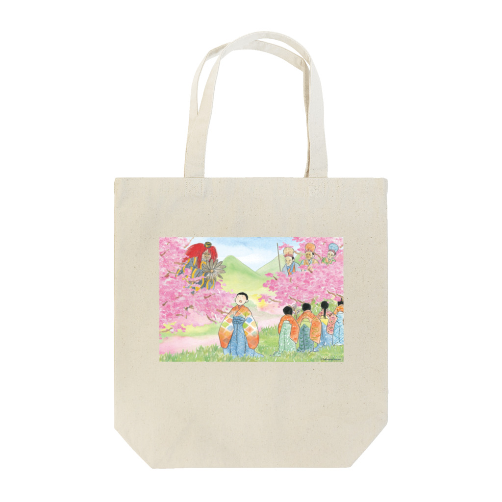 スペースオフィスの鞍馬天狗とうしわかまる Tote Bag