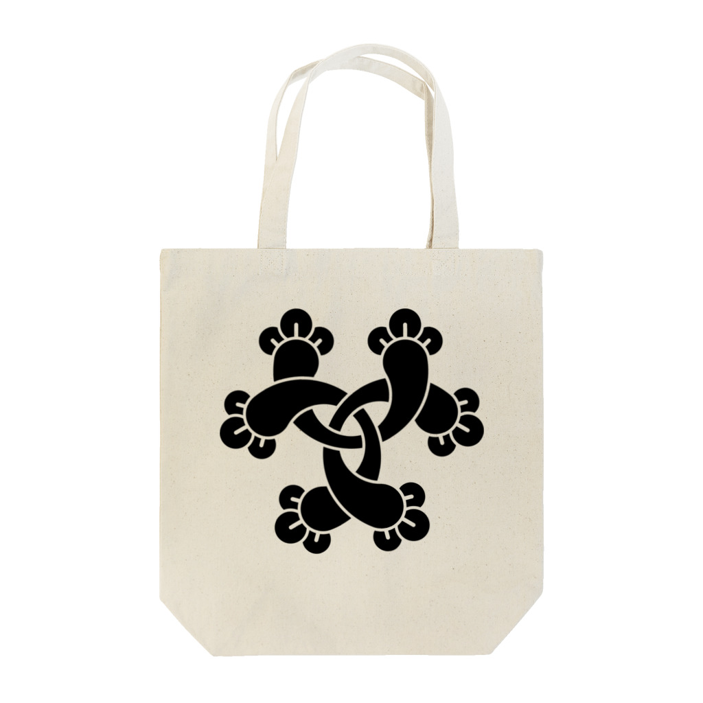 日本の家紋 六つ組丁字 Tote Bag