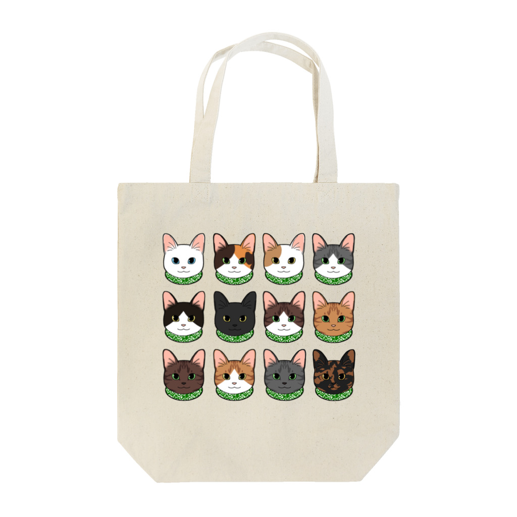 OSORAの日本の猫たち トートバッグ