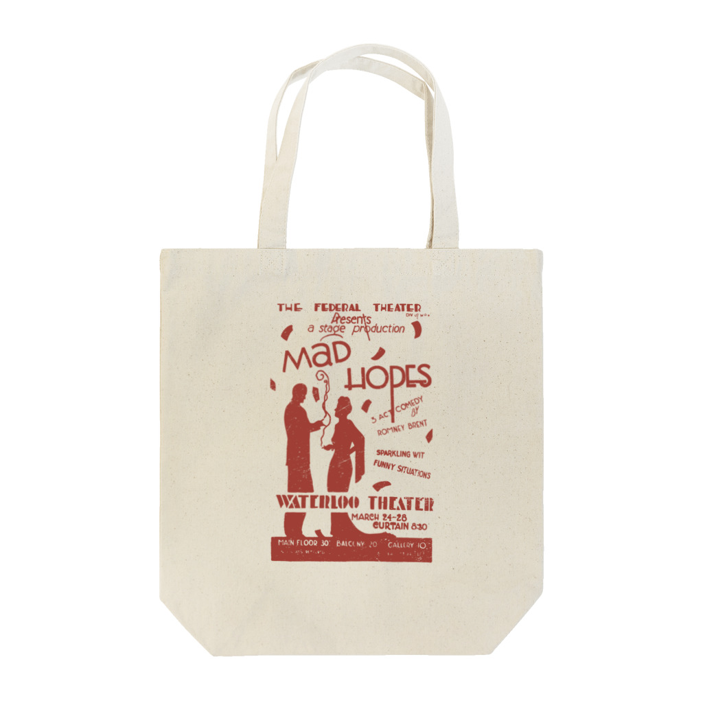 PD selectionのヴィンテージポスタートートバッグ（Mad Hopes） Tote Bag