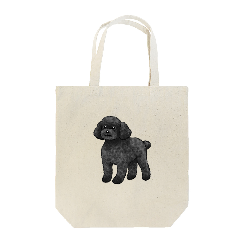 chippokeのトイプードル ブラック Tote Bag