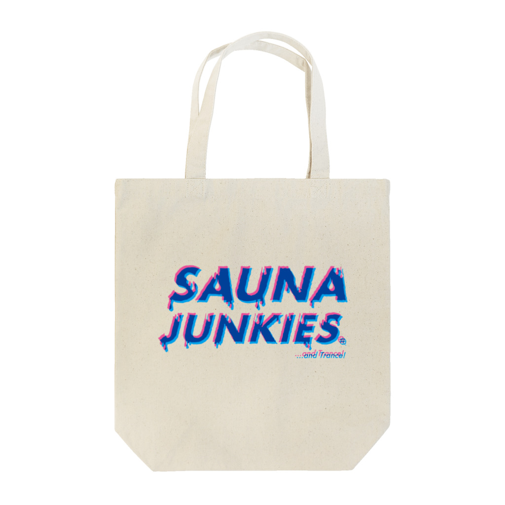 SAUNA JUNKIES | サウナジャンキーズのメルティー・ロゴ（トランスカラー/ライト) Tote Bag