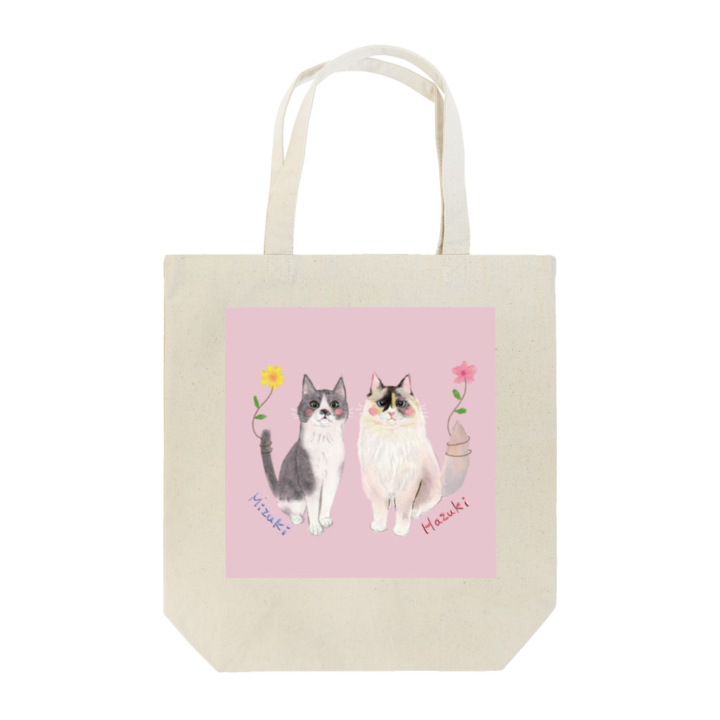 catpainter_moeのほこにゃんシリーズ★葉月&水月ちゃん専用♪ Tote Bag