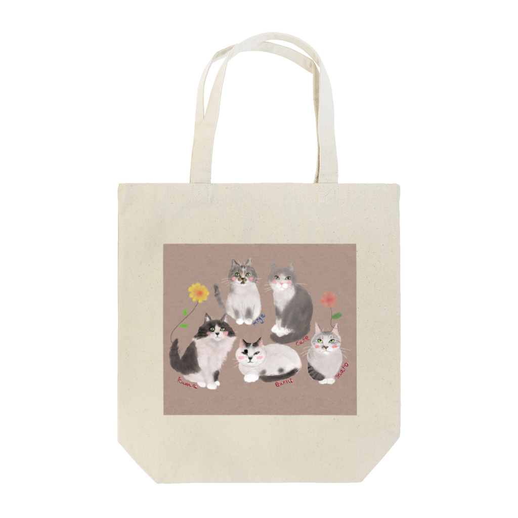 catpainter_moeのほこにゃんシリーズ★ぶちちゃん一家専用♪ Tote Bag