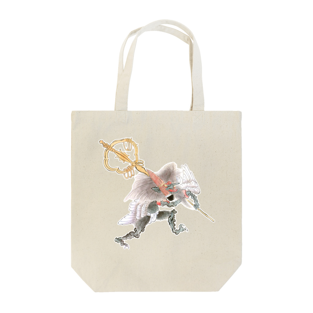 和もの雑貨 玉兎の百鬼夜行絵巻 笙の付喪神【絵巻物・妖怪・かわいい】 Tote Bag