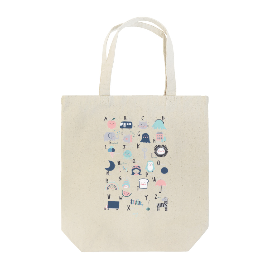 たにざきまほ/Maho TanizakiのいろいろアルファベットB Tote Bag