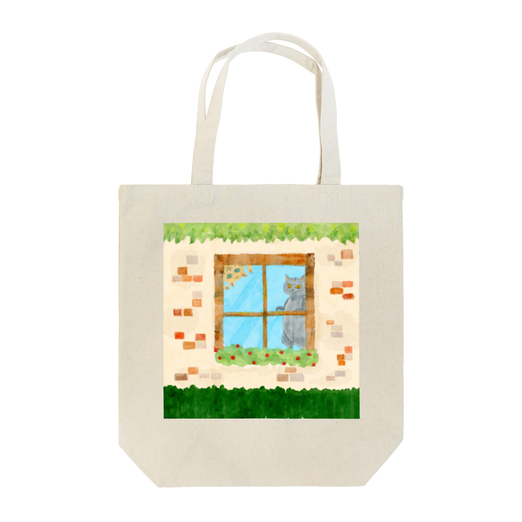 kiwiの窓辺のねこたち Tote Bag