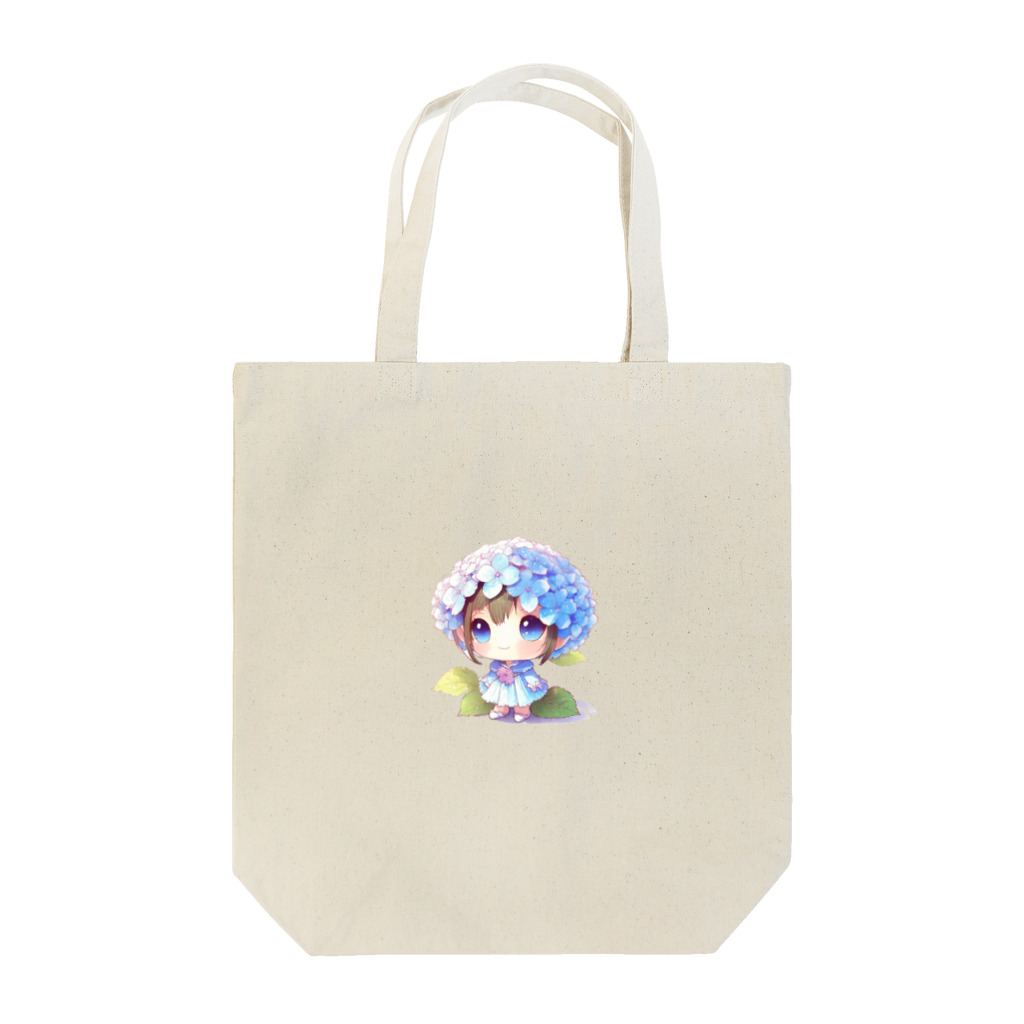 ぱんだまんのあじさい Tote Bag