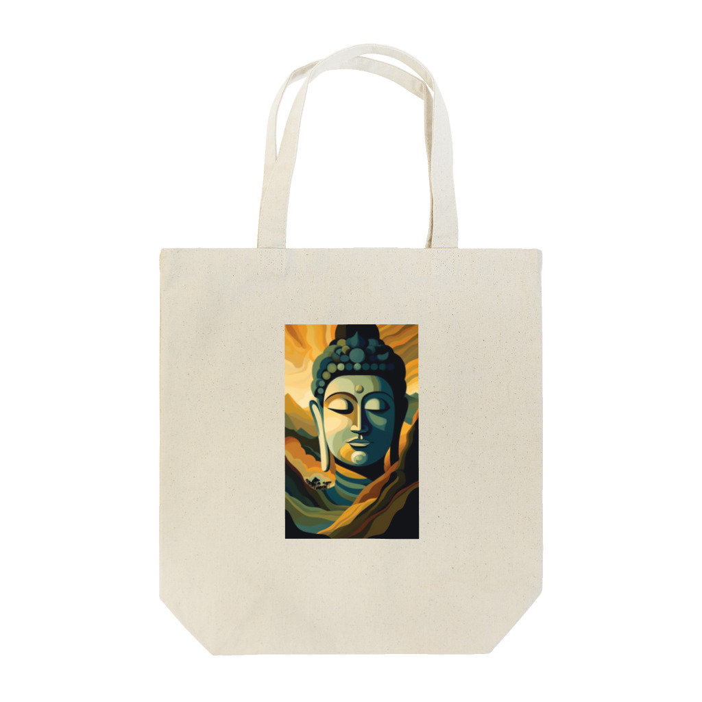 癒し屋（iyashiya）のMeditation buddha Tote Bag