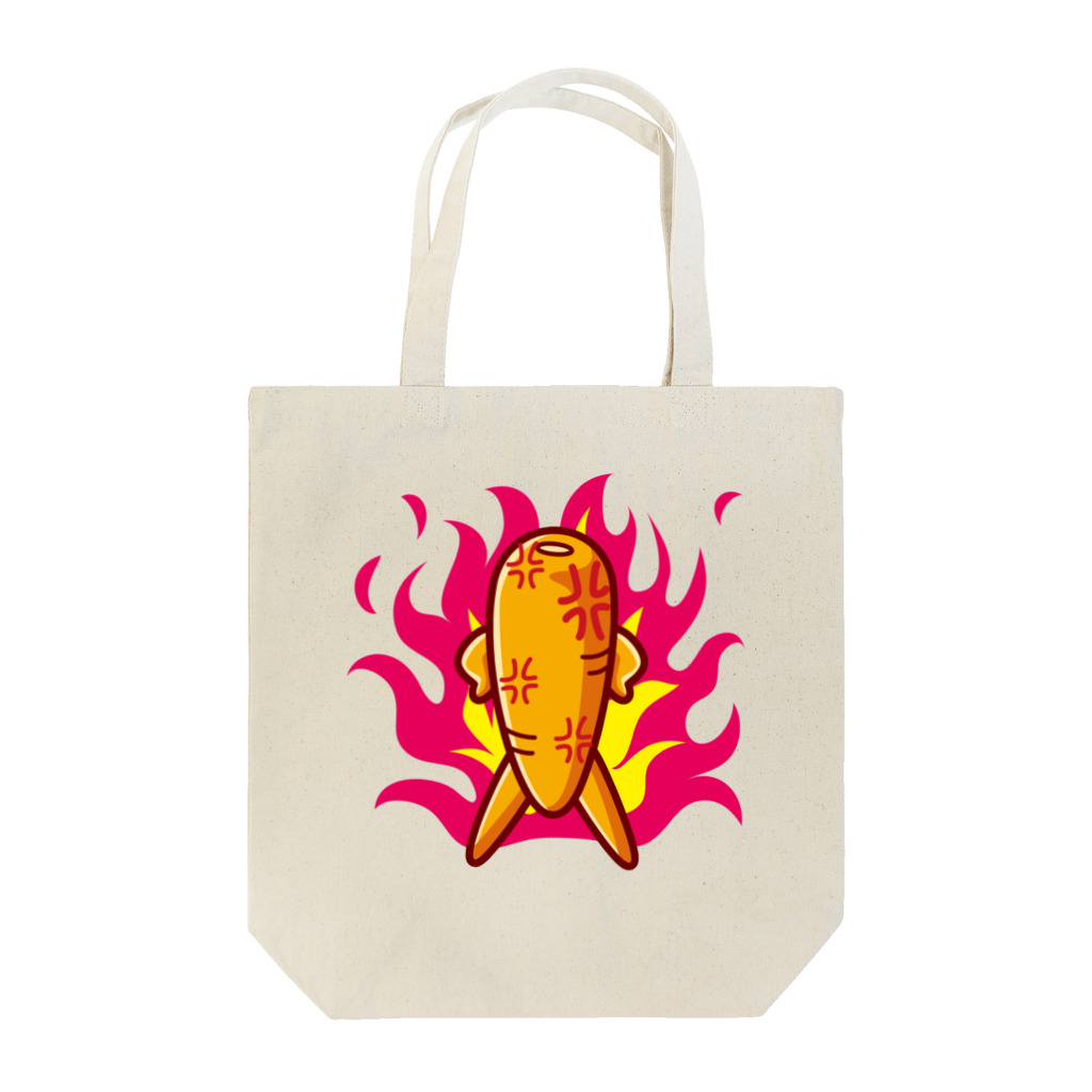 ma-sa's Laboratoryのシュール・ザ・ニンジン／怒る Tote Bag