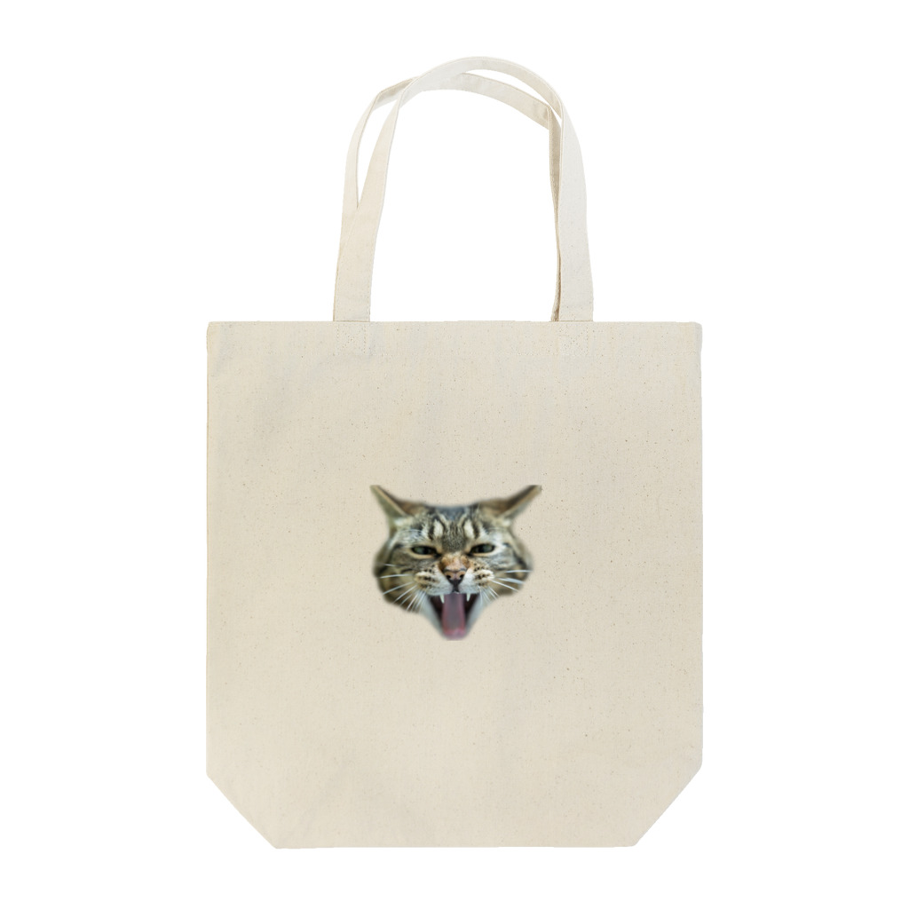 chiharu_777のパワフル・キジトラ Tote Bag