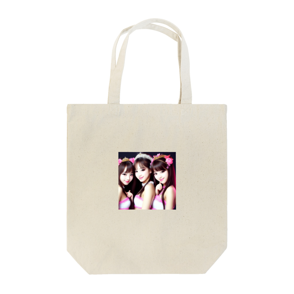 KSK SHOPの美少女アイドルグループ Tote Bag