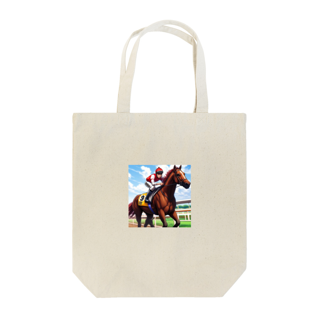 KSK SHOPの競馬(horse racing) トートバッグ