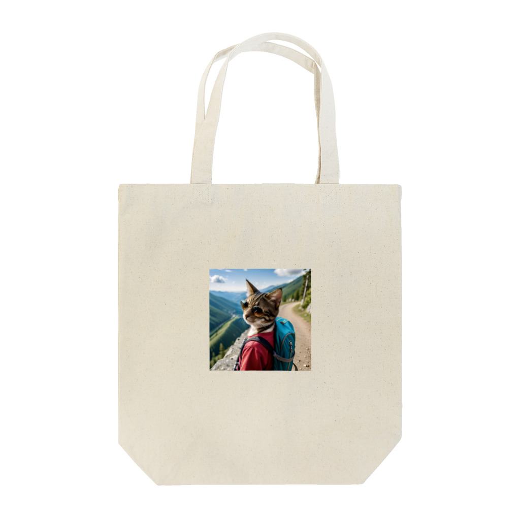 ミウ&ゆうの部屋の登山するワイルド系猫 Tote Bag