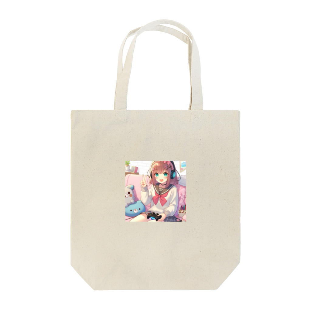 luckyTigerのゲーム女子 Tote Bag