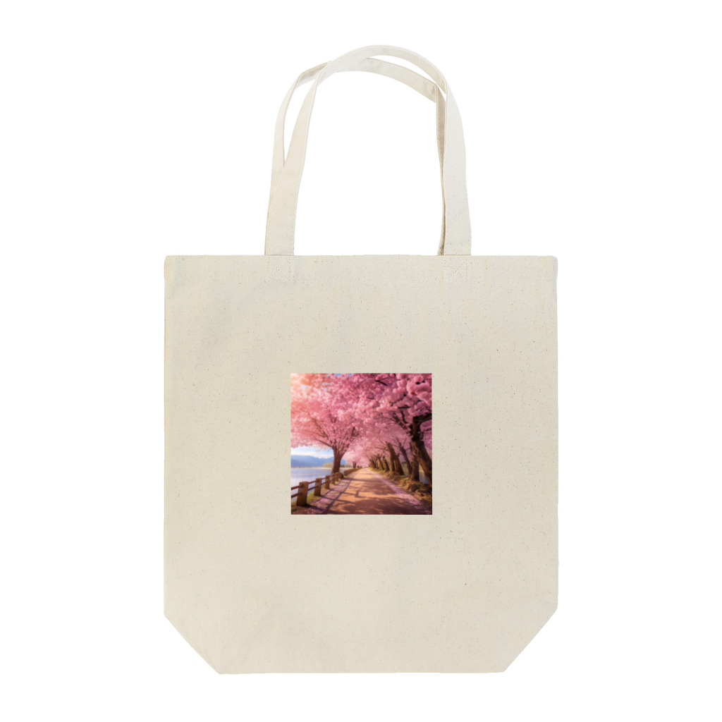 AQUAMETAVERSEの桜並木　なでしこ1478 Tote Bag
