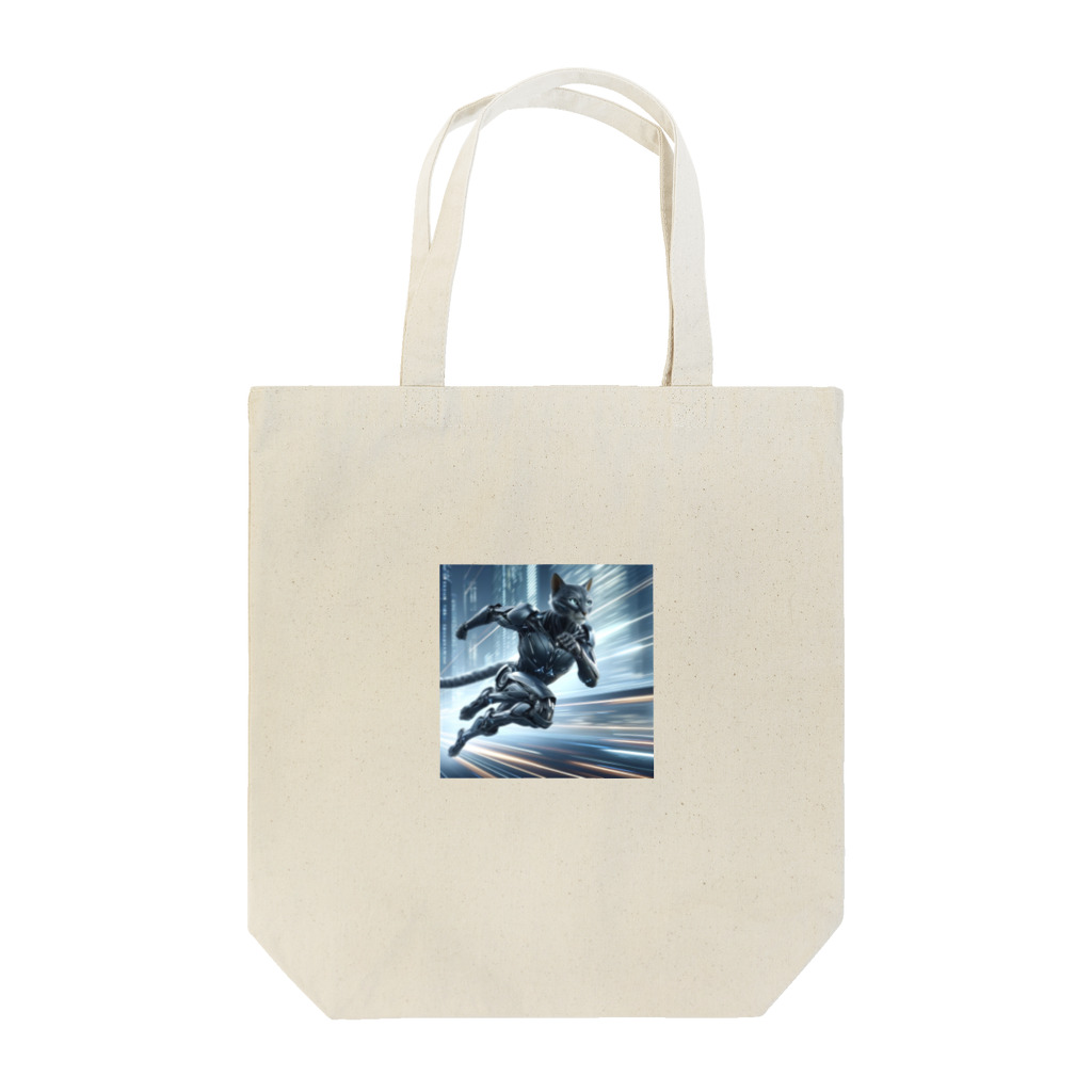 lonely_wolfの閃光を切り裂くチーター・ブレード Tote Bag