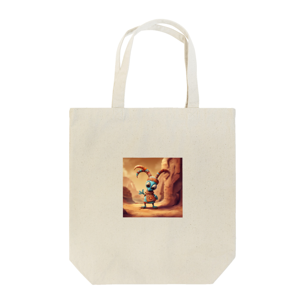 ツキノシタ/ tukinoshitaの可愛いココペリ8 Tote Bag