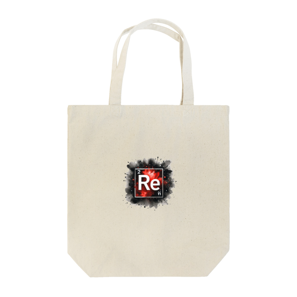 science closet（科学×ファッション）の元素シリーズ　~レニウム Re~ Tote Bag