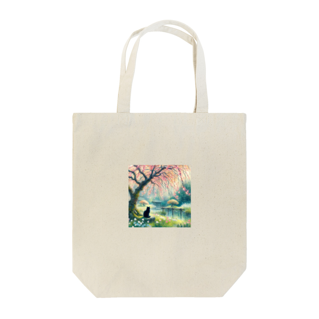 西野んカンパニーの風景と猫1 Tote Bag