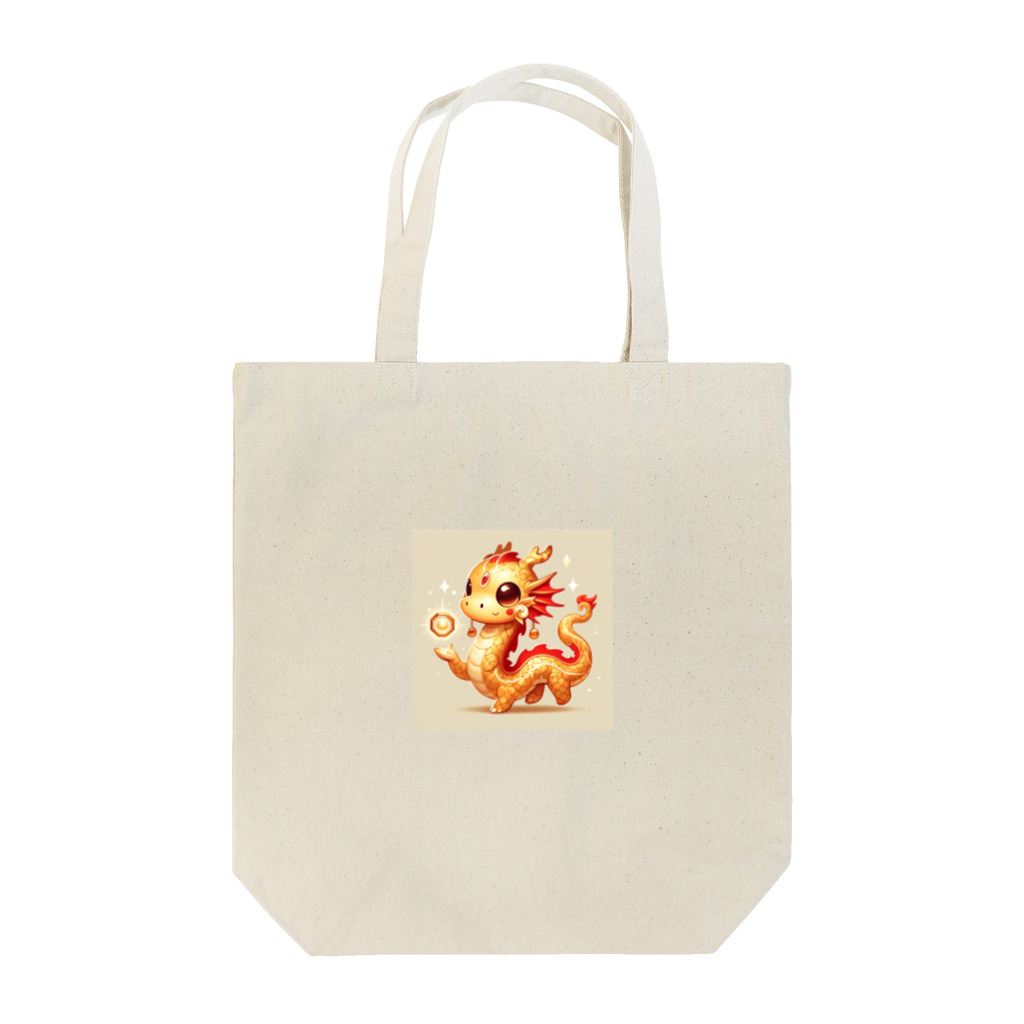 亀蘭・タマムシの金龍八角象徴 Tote Bag