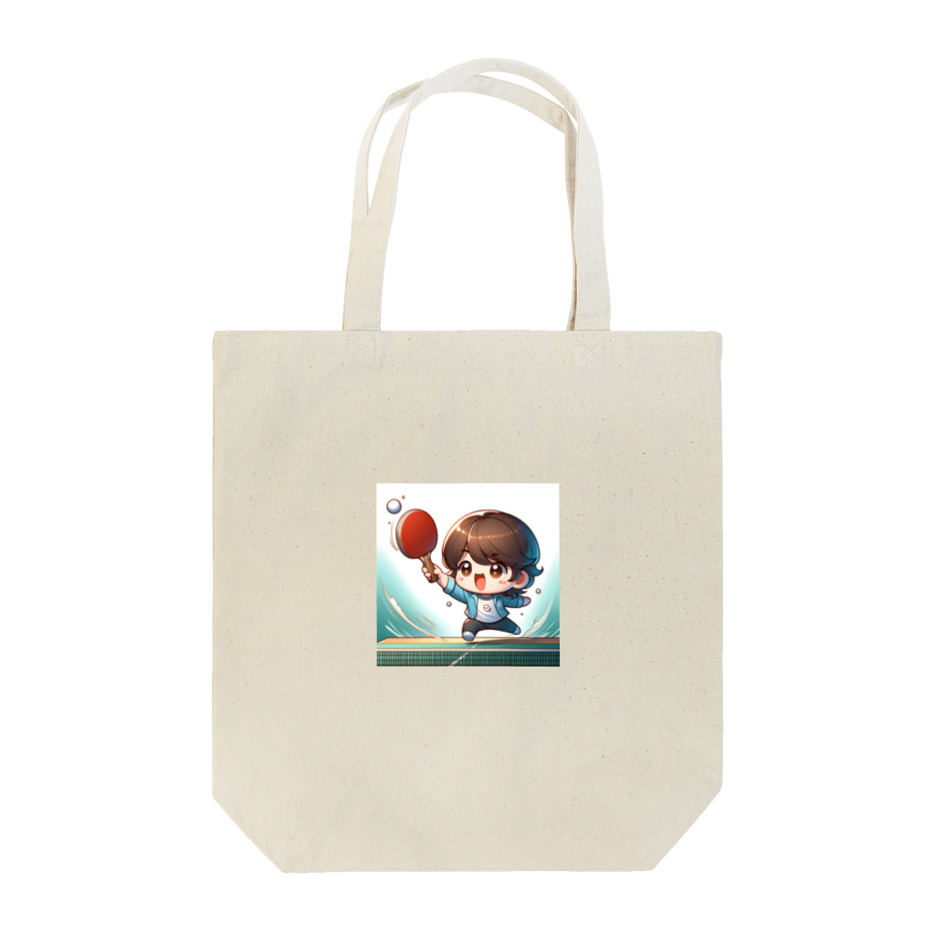 卓球だよの卓球小僧 Tote Bag