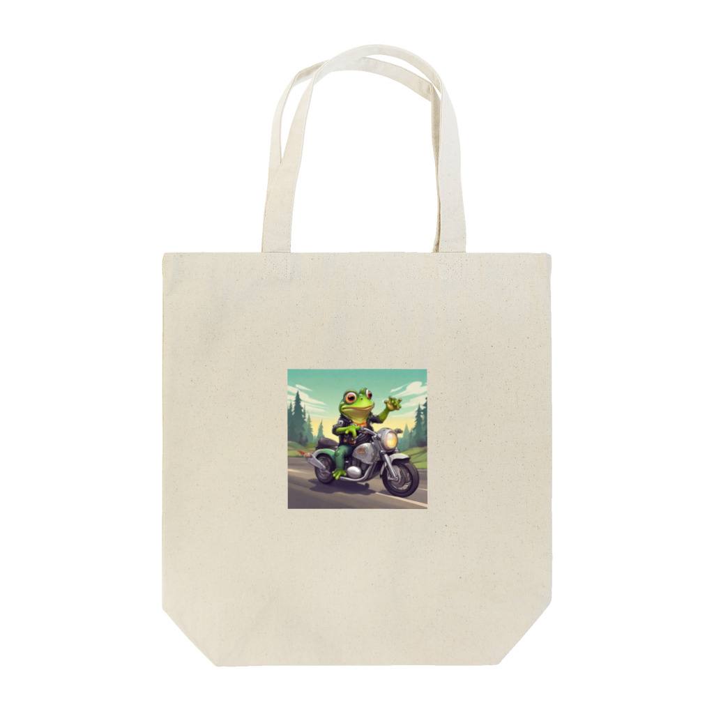 二宮大輔のカエルライダー4兄弟　3男　パオロ Tote Bag