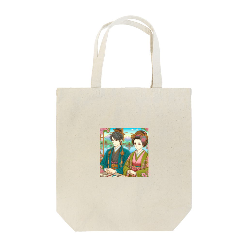 zakki-Rの江戸の夫婦 Tote Bag