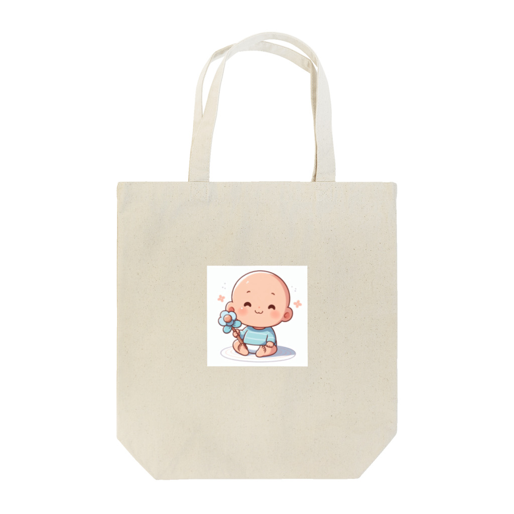 アミュペンの可愛らしい赤ちゃん、笑顔🎵 Tote Bag