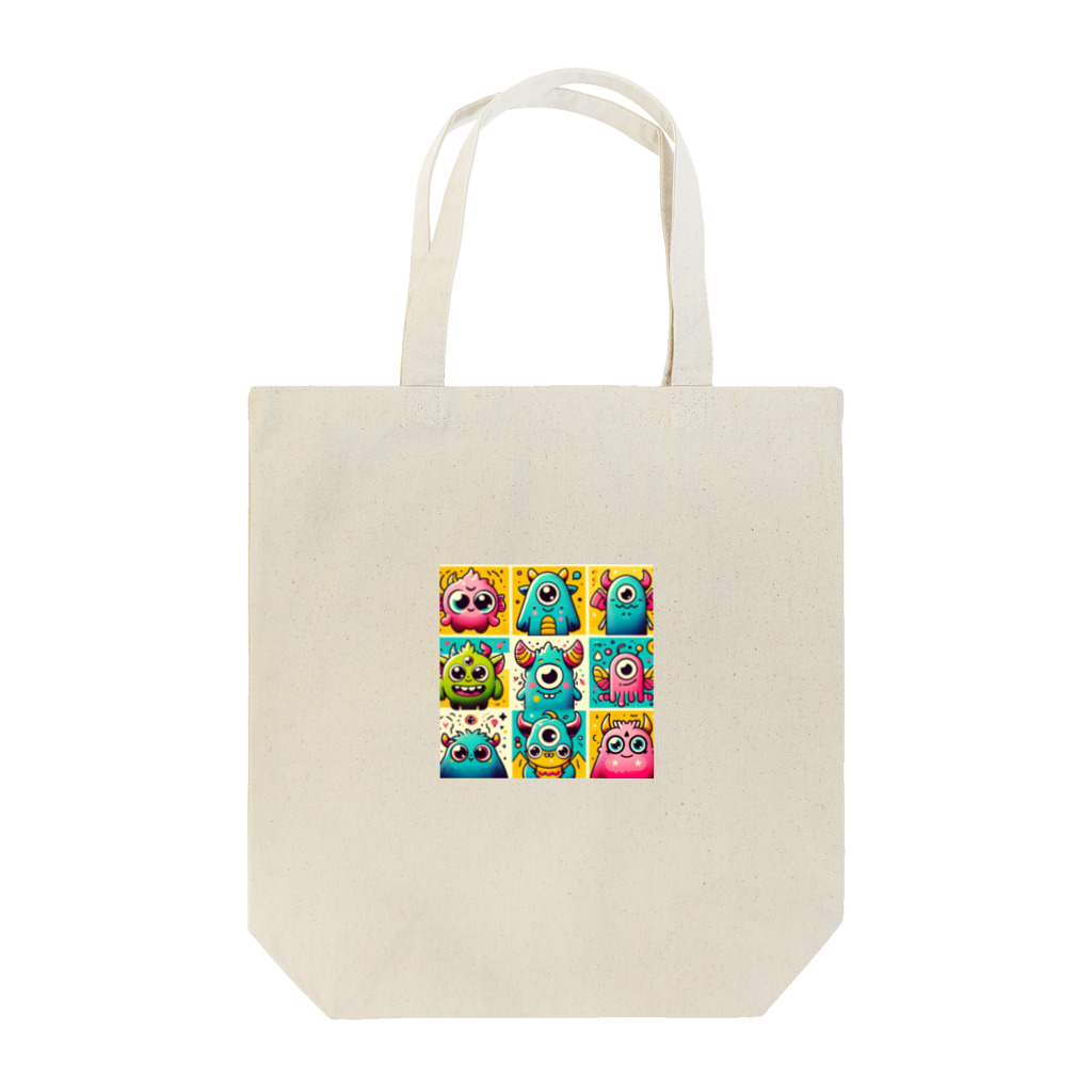 カラモンの巣のカラフルモンスター🌈【カラモン】 Tote Bag