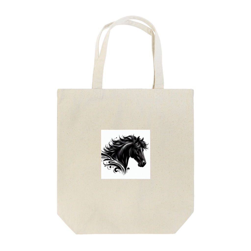 GDWEEDの黒い馬 Tote Bag