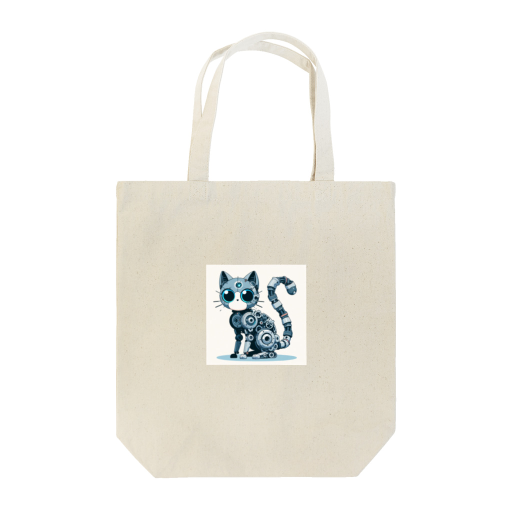 Cute Animal SHOPのメカニカルな猫 Tote Bag