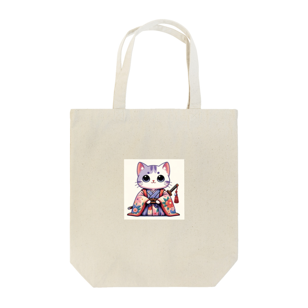 SAMURAIのネコSAMURAI Tote Bag